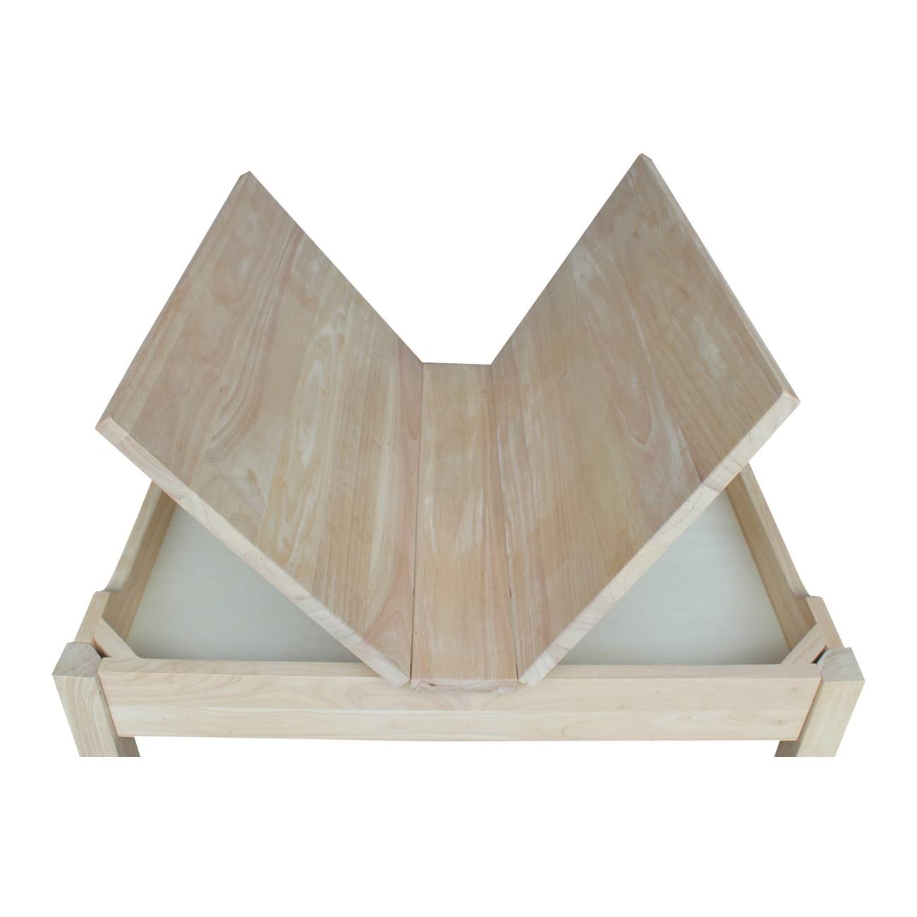 Unfinished Kids' Storage Table with Lift Top J1110
