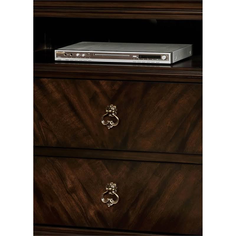Espresso 2-Drawer Wood Chest V756