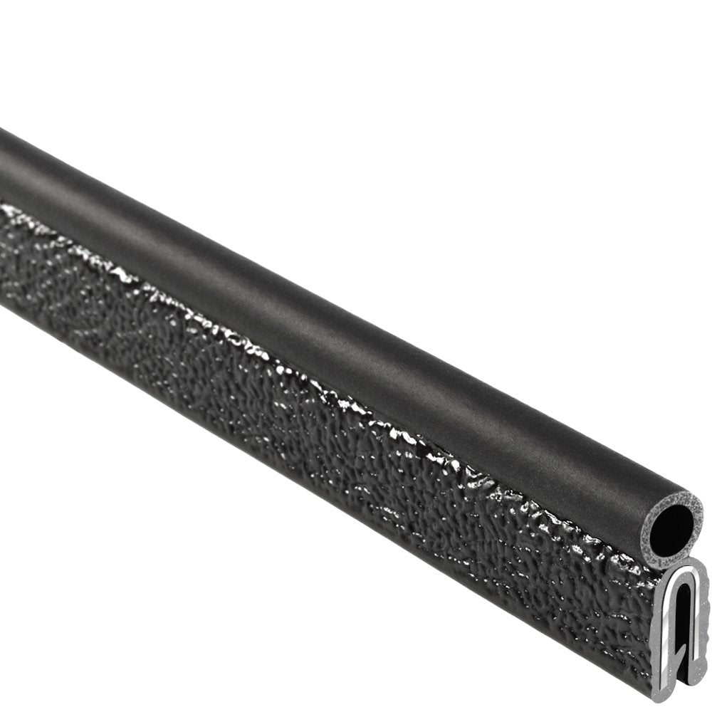 PVC Plastic Trim Seal with EPDM Rubber Seal, 25 ft Length V616524