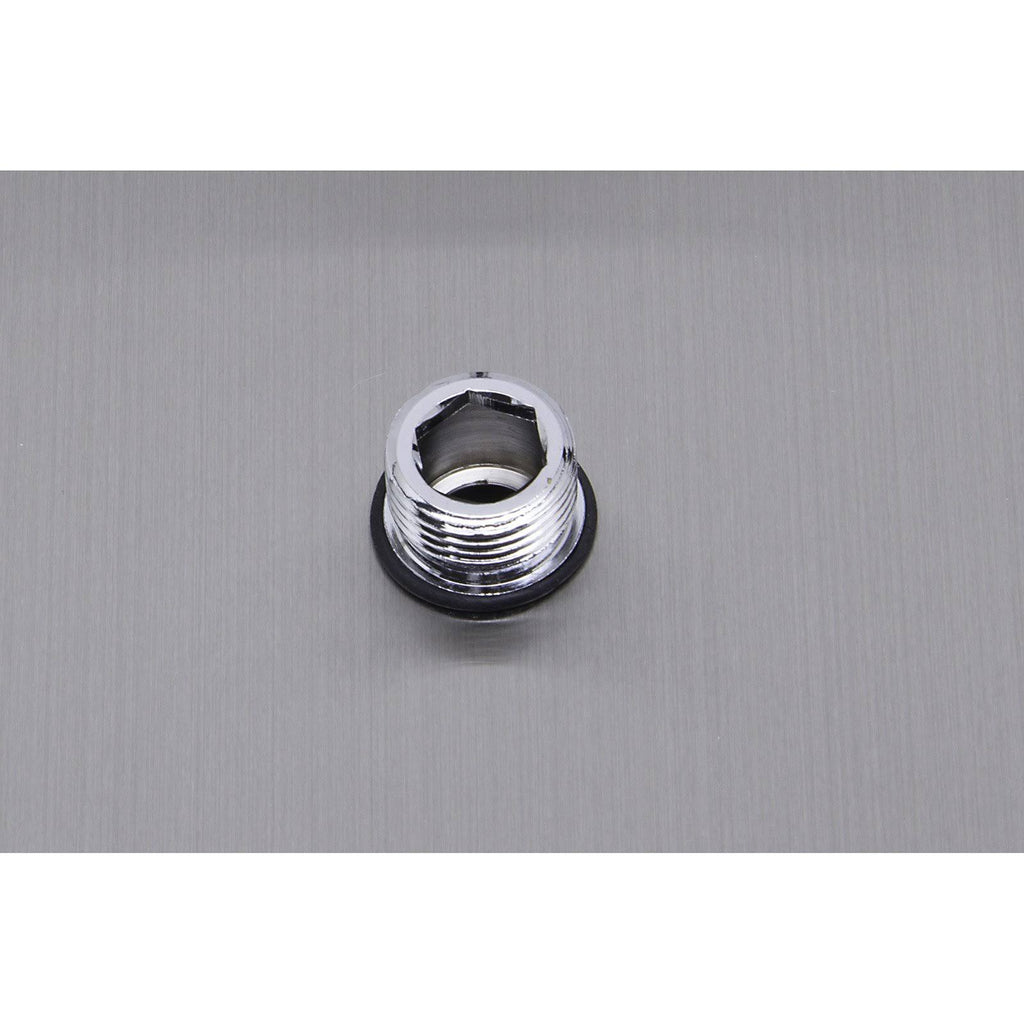 20x22 Round Brushed Solid Stainless Steel Rain Shower Head H44152