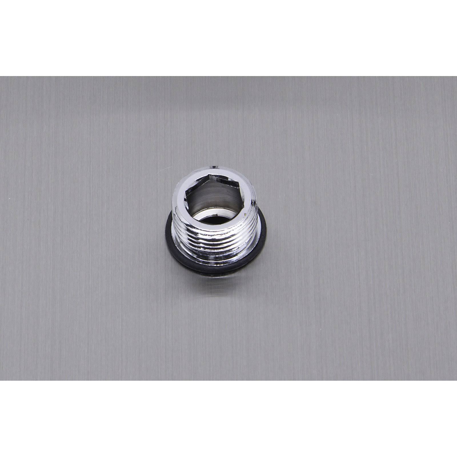 20x22 Round Brushed Solid Stainless Steel Rain Shower Head H44152