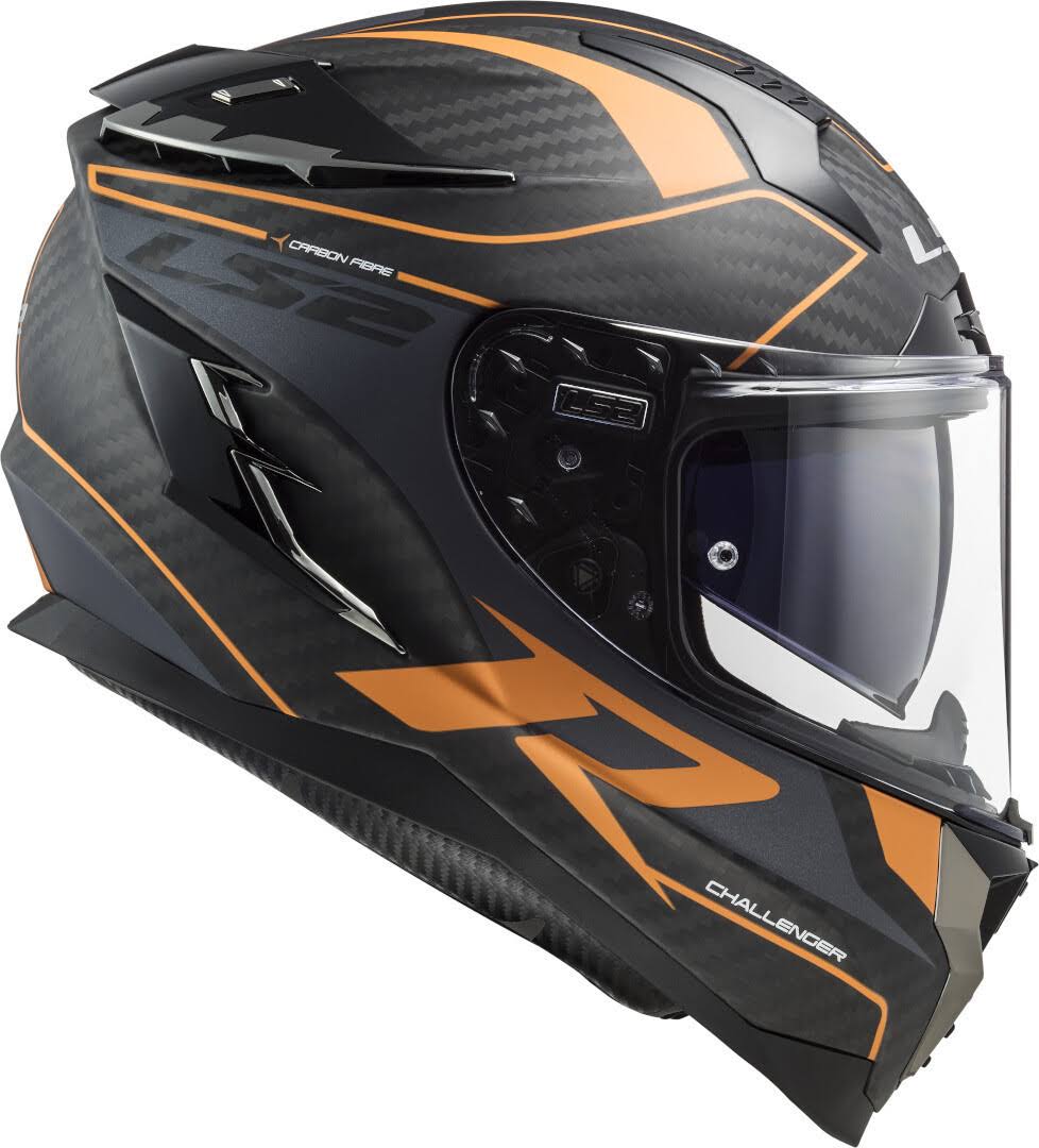Orange Carbon Helmet, Size Xs S6949
