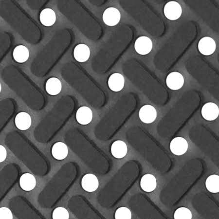 Black Non-Slip Rubber Matting M205436