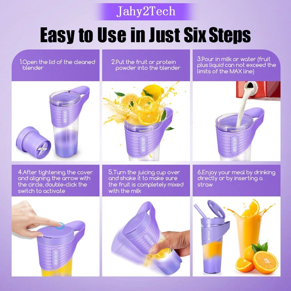 USB Rechargeable Portable Personal Mini Blender G193382