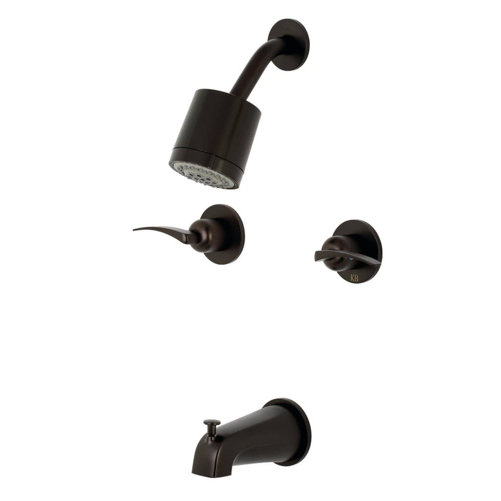 Two-Handle Tub and Shower Faucet, Oil Rubbed Bronze P913709
