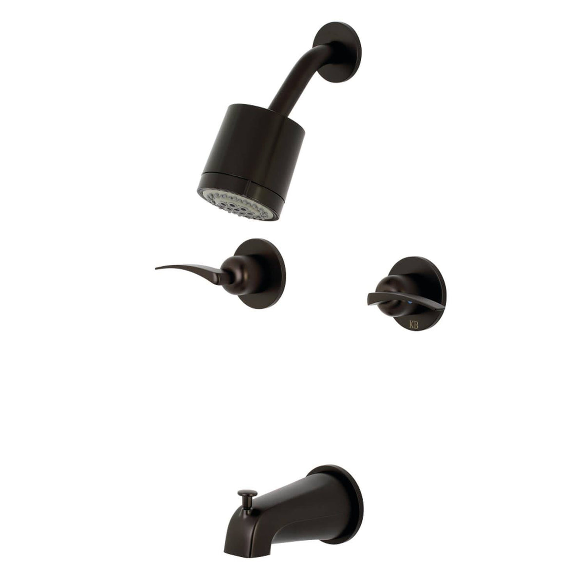 Two-Handle Tub and Shower Faucet, Oil Rubbed Bronze P913709