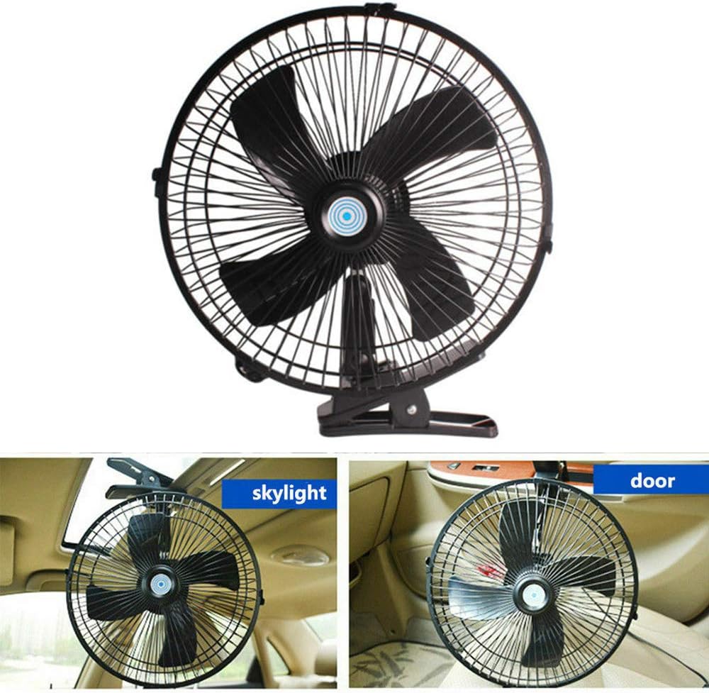 10inch 24V Electric Air Fan with Clip Q29484