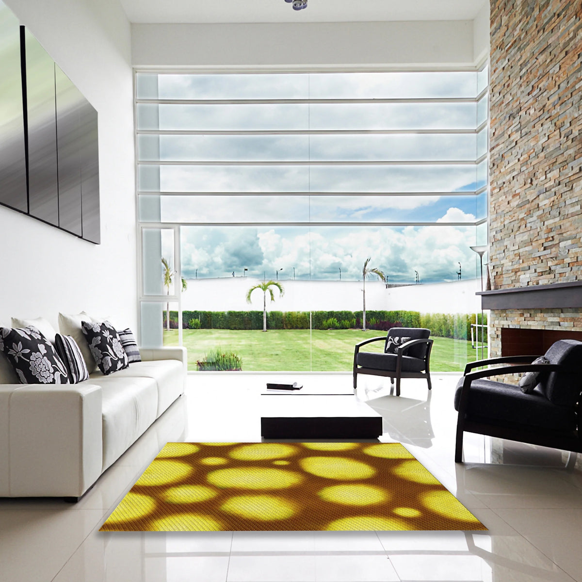 Rubber Ducky Yellow Rectangle Area Rug, 2' x 3' S758912