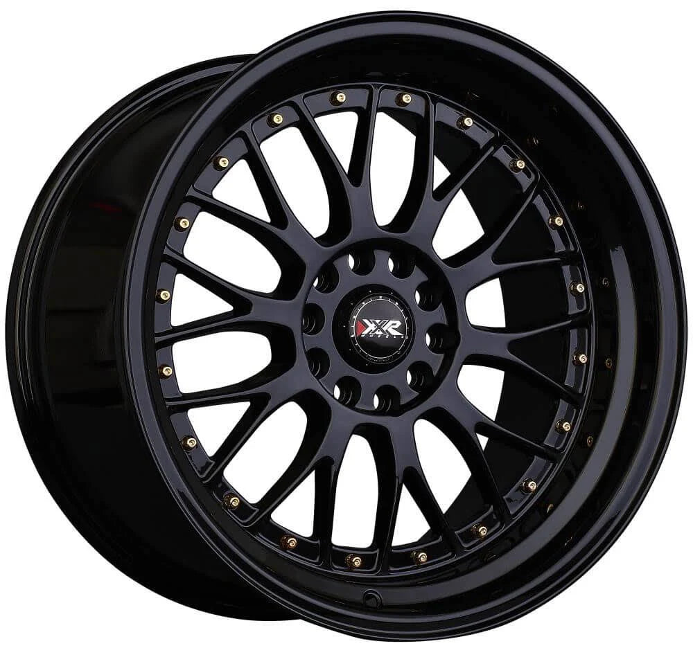 Black Wheel with Custom Rivets 20 x 8.5 in. Plus 32 Offset 5 x 114.3 Bolt Pattern 73.1 mm Hub P622681