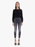 Black Ankle Fray Jeans J303798
