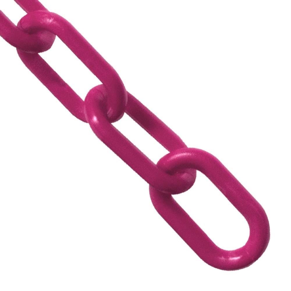 Magenta Plastic Chain Barrier Y582