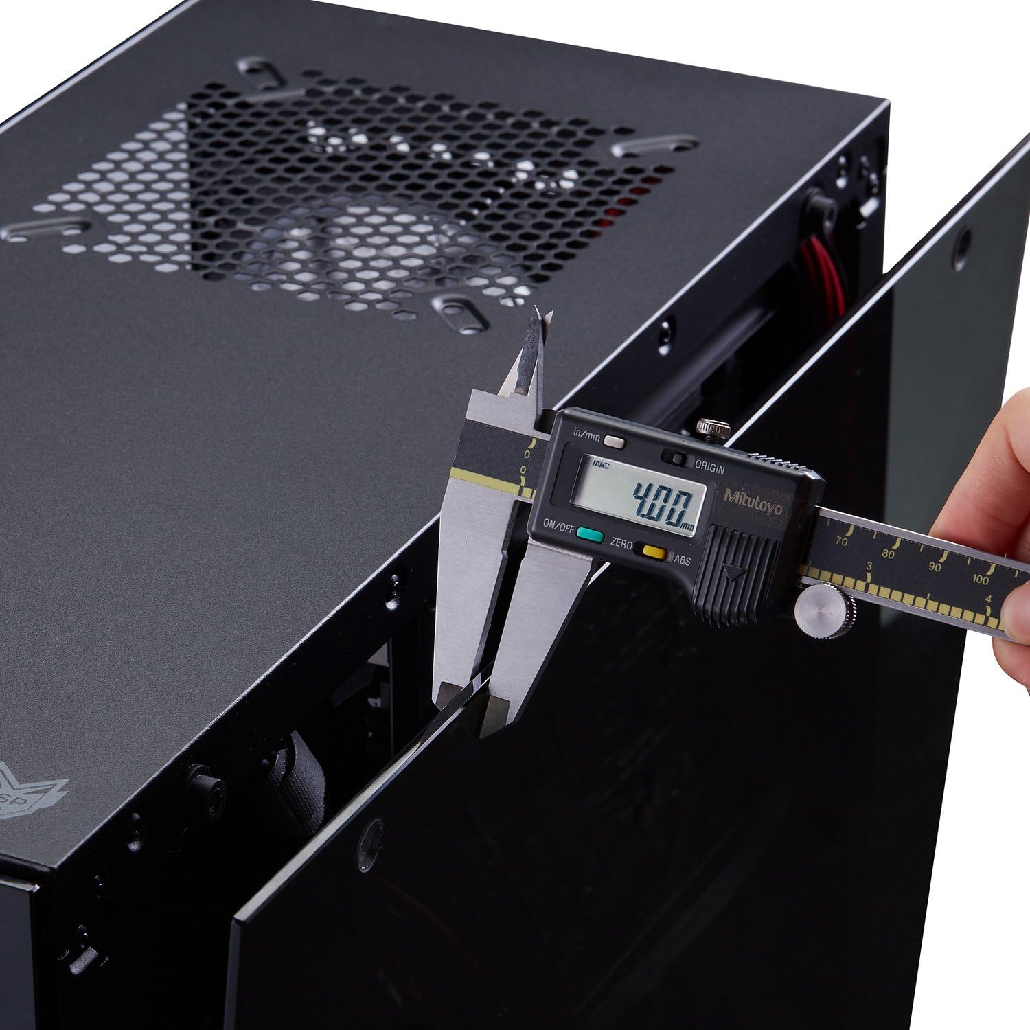 ATX Mid Tower PC Gaming Case with 3 Tempered Glass Panels U2261