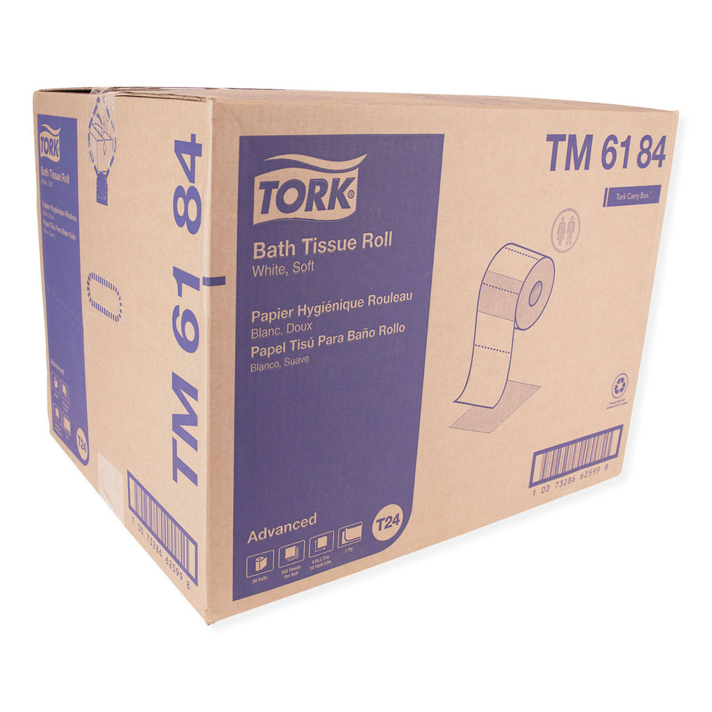 80 Rolls 2-Ply White Bath Tissue O640396