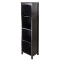 5-Tier Espresso Storage Shelf Bookcase L522493