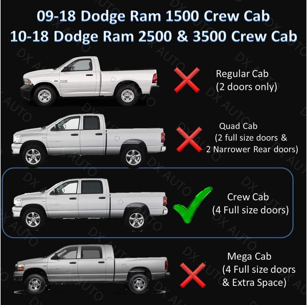 Running Boards Side Steps for Dodge Ram Crew Cab G841110