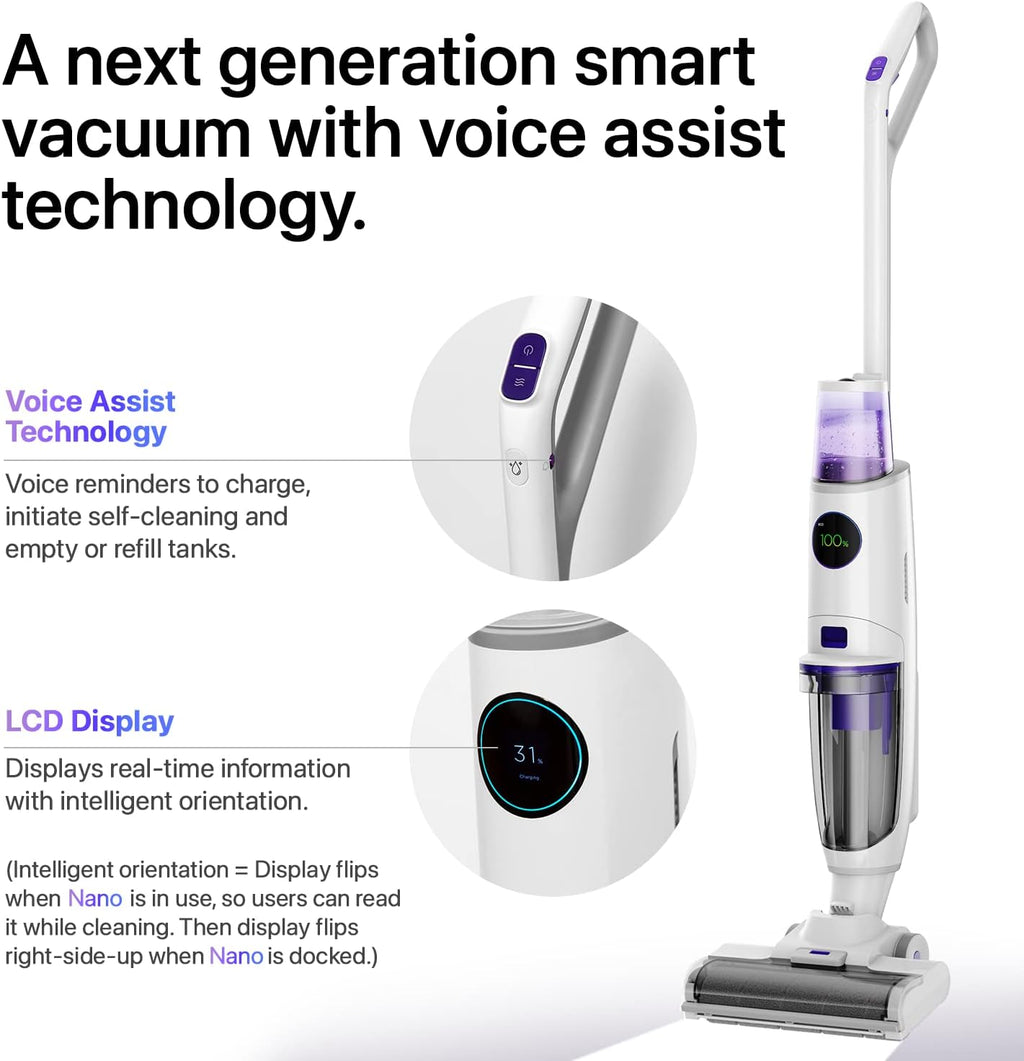3-in-1 Wet Dry Cordless Vacuum Cleaner for Carpet and Hardwood U101