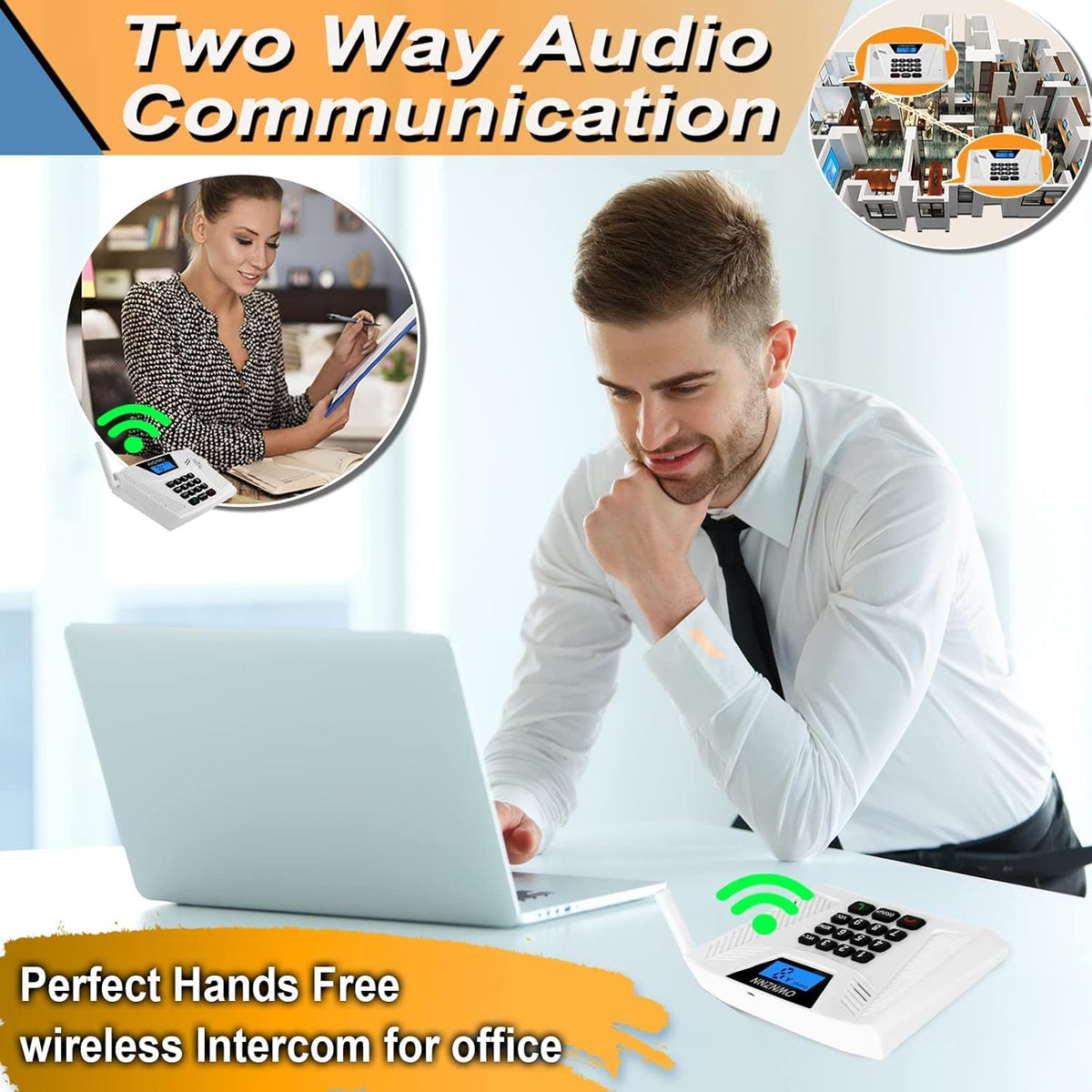 4 Pack+2Pack Wireless Intercom & Walkie Talkie for Kids X4229