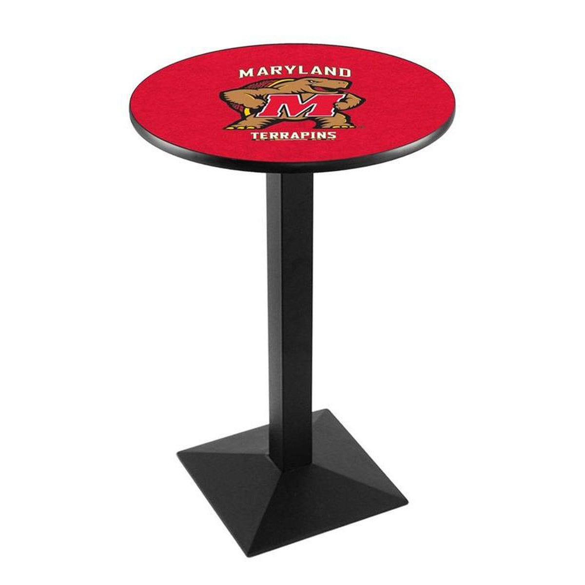 Black Wrinkle Pub Table 36 inch S32251