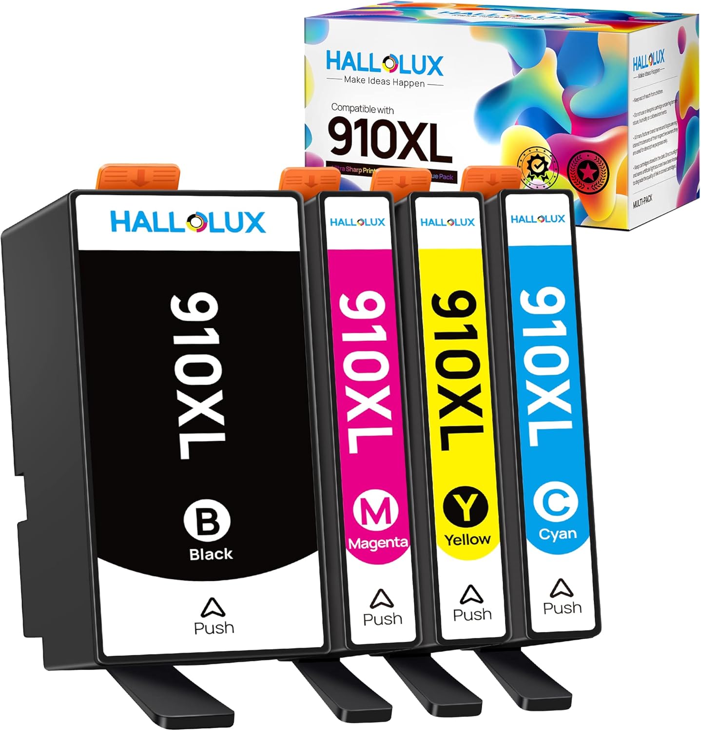 HP 910 XL Ink Cartridges Combo Pack (4 Pack) W431200