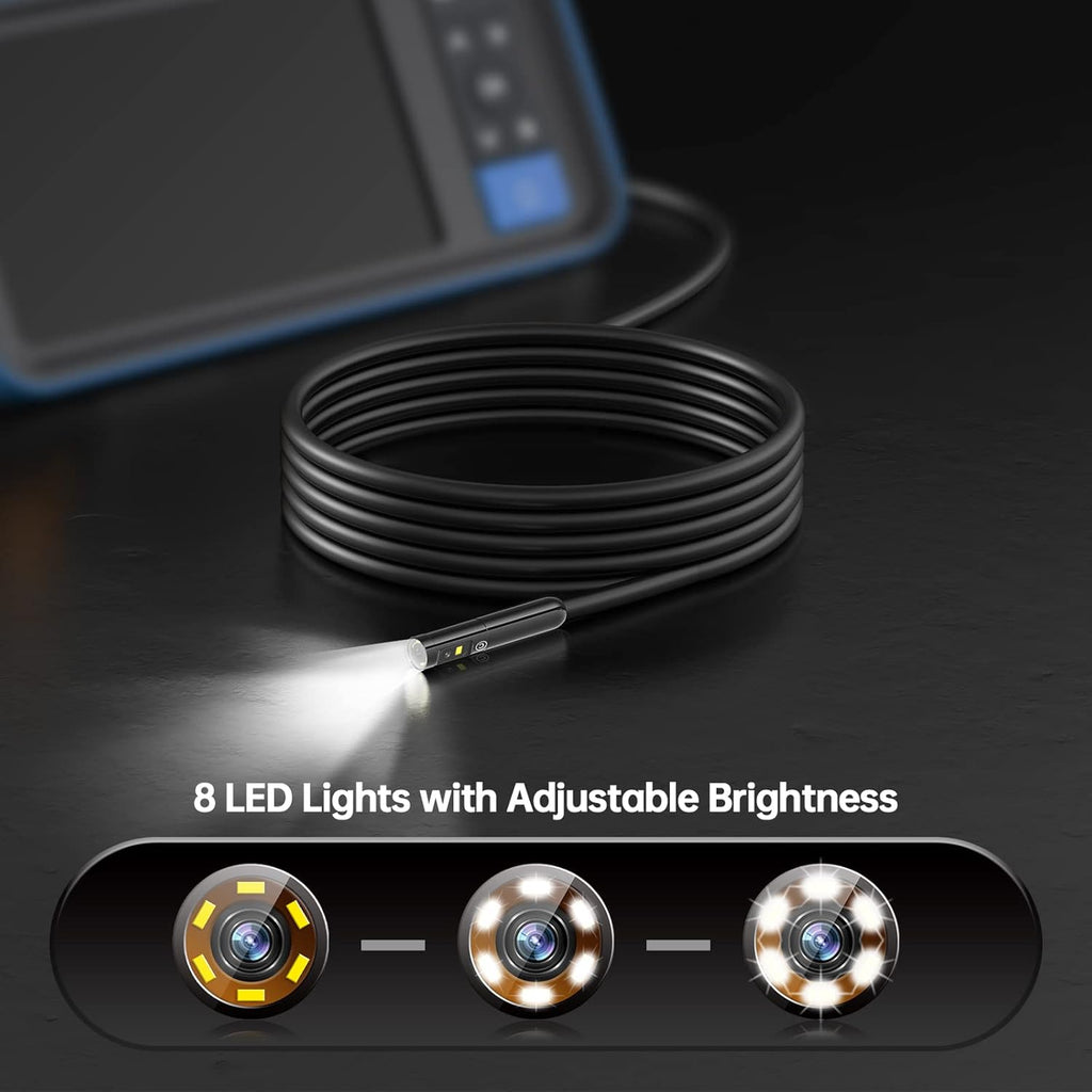 16.5ft HD Waterproof Snake Borescope Inspection Camera X730