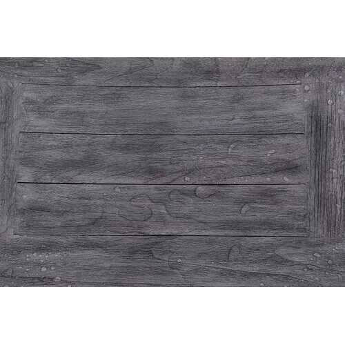 Gray Finish Teak Shower Bench with Shelf I844