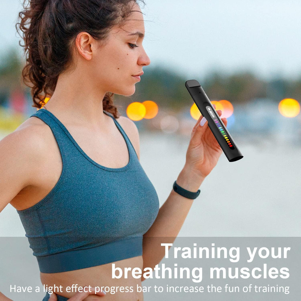 Breathing Training Device, Respiratory Muscle Training, Pack of 2 I264