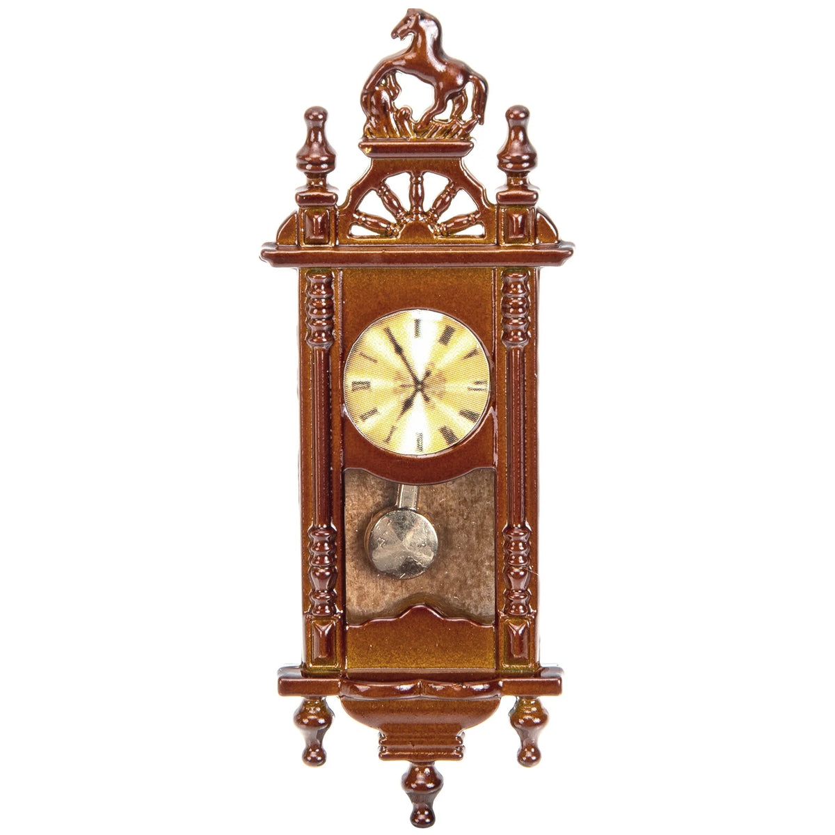 Metal Dollhouse Hanging Clock Toy G840