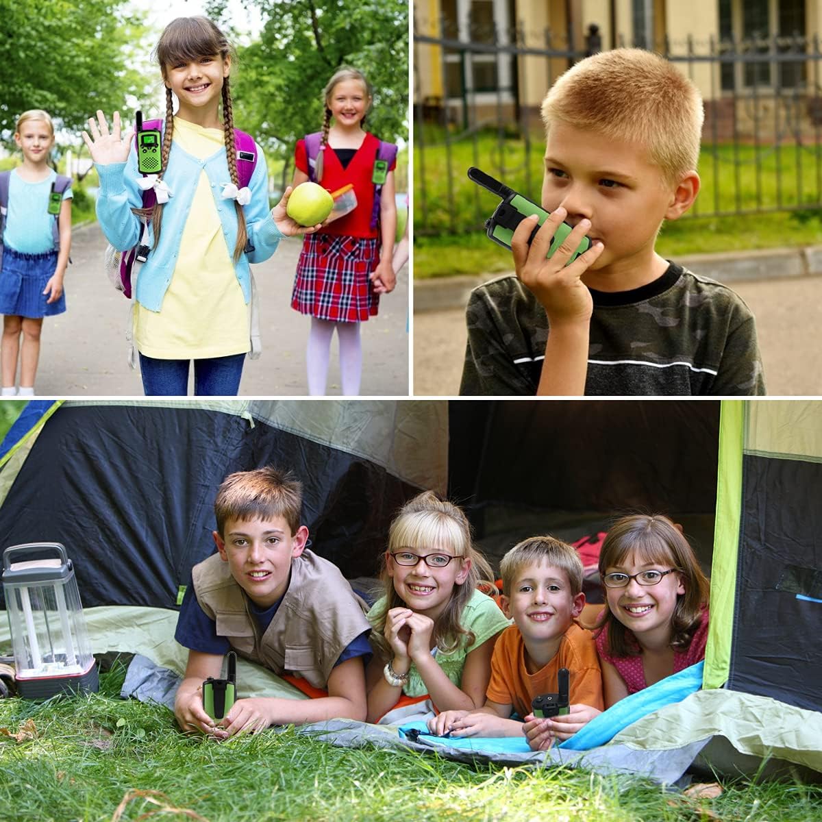 4 Pack+2Pack Wireless Intercom & Walkie Talkie for Kids X4229