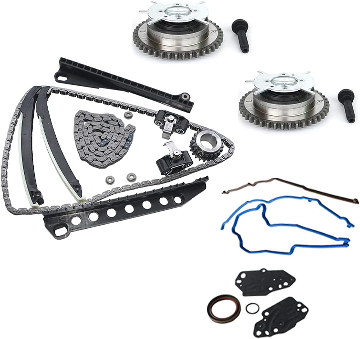 Variable Camshaft Timing Chain Kit with Guide, Tensioner, Phaser M846150