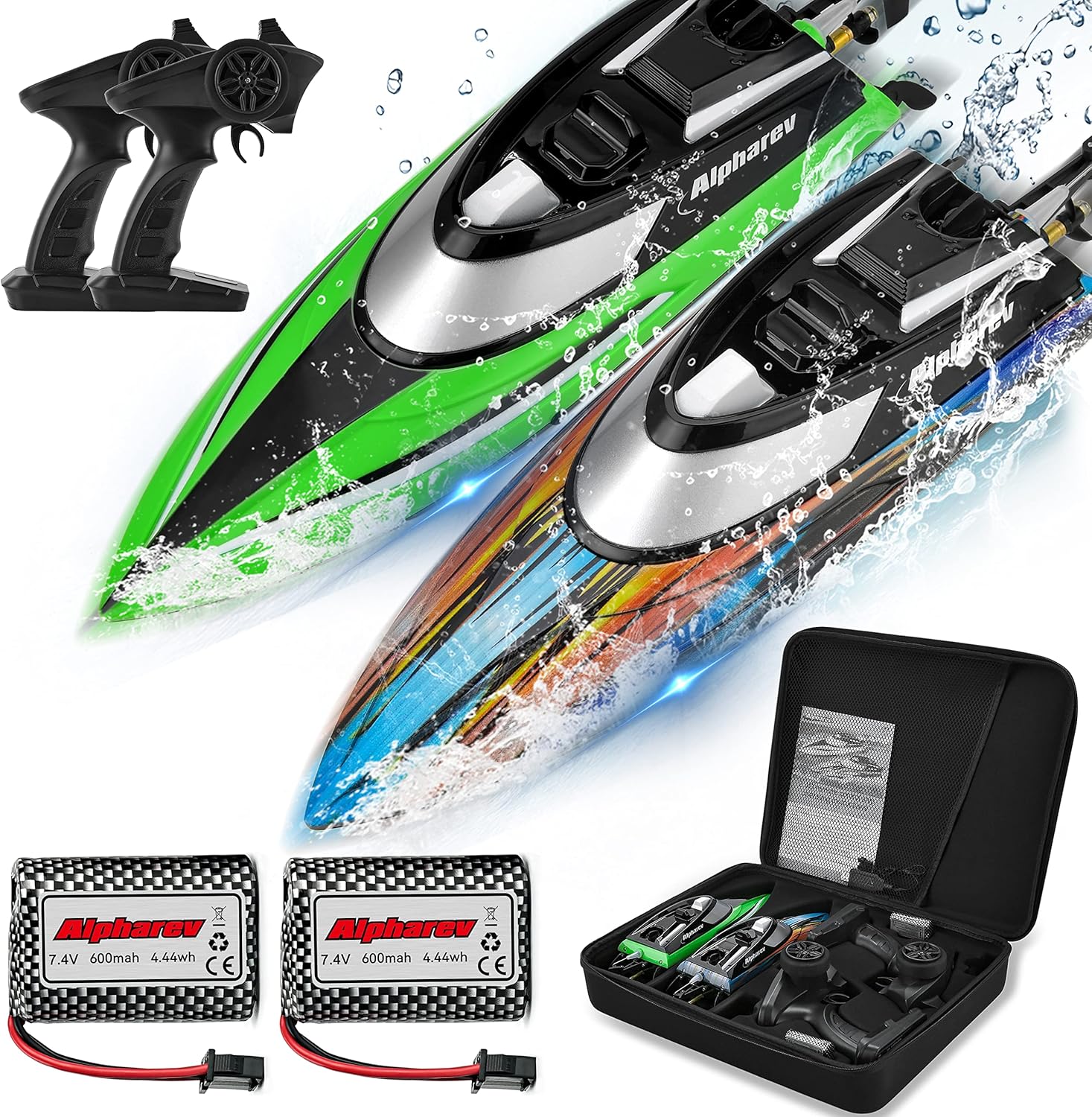 20+ MPH Remote Control Boat with Case N469598