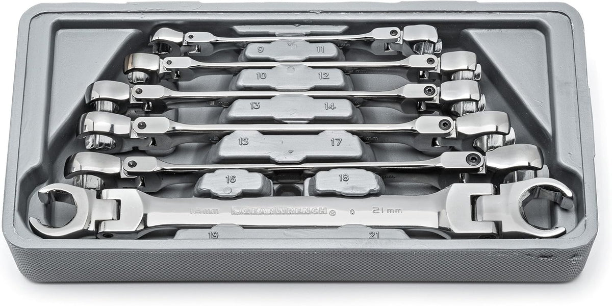 6 Pc. Metric Flare Nut Wrench Set Y8703