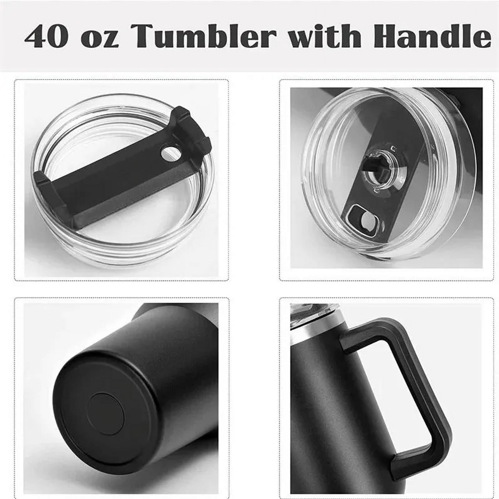 Green 1200ML 304 Stainless Steel Insulated Water Bottle with Handle Straw Q973116