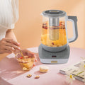 1.8L 800W Electric Kettle Glass Water Boiler Stainless Steel O616397
