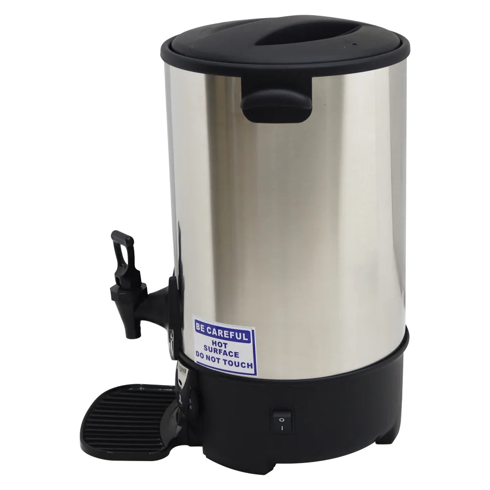 9.7L Stainless Steel Hot Coffee Dispenser Water Boiler Kettle M335621