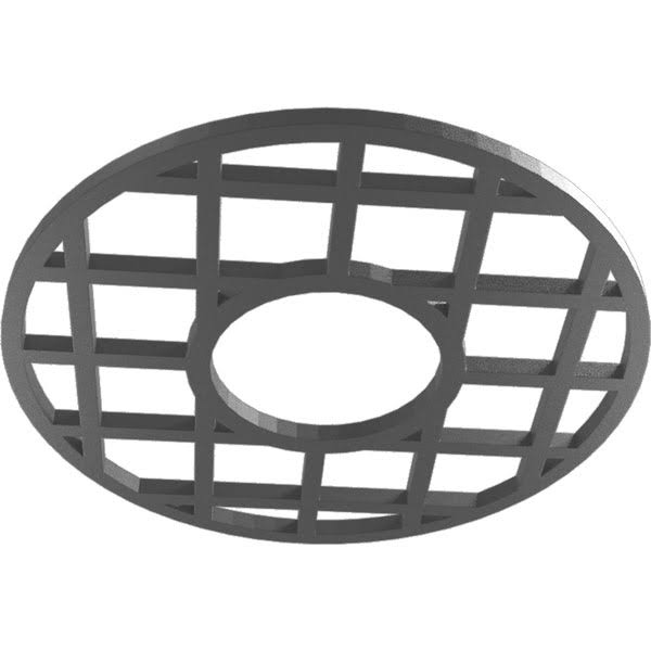 26x22OD x 9 1/2x22ID x 3/4x22P PVC Pierced Ceiling Medallion L525