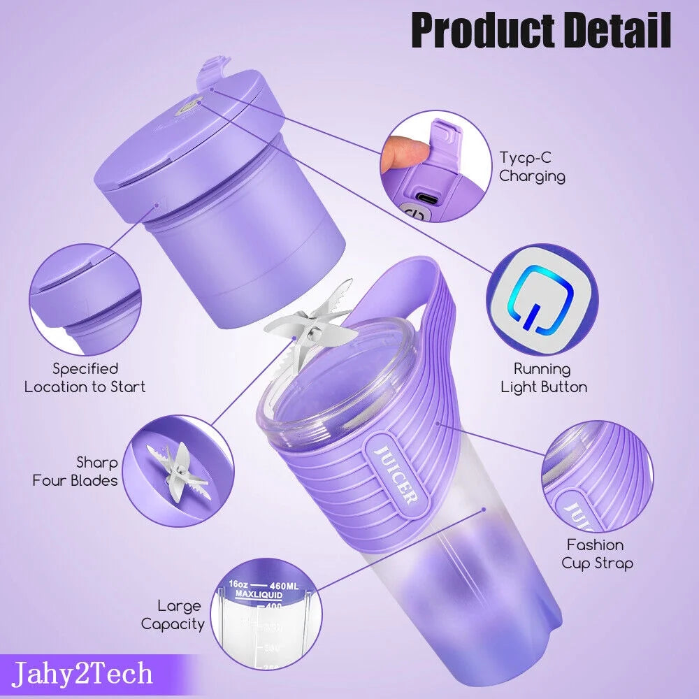 USB Rechargeable Portable Personal Mini Blender G193382
