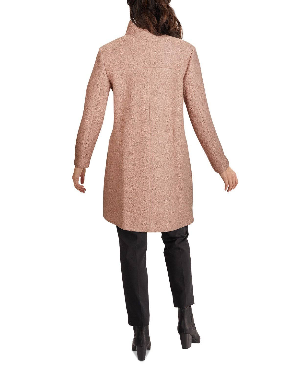 Blush Boucle Walker Coat G715