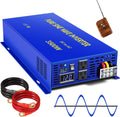 3500W Pure Sine Wave Power Inverter 36V DC to 120V AC with Wireless Remote Control A385