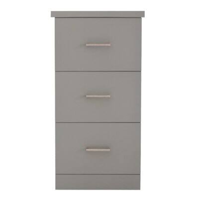 White Alder 3-Drawer Vertical Filing Cabinet O972