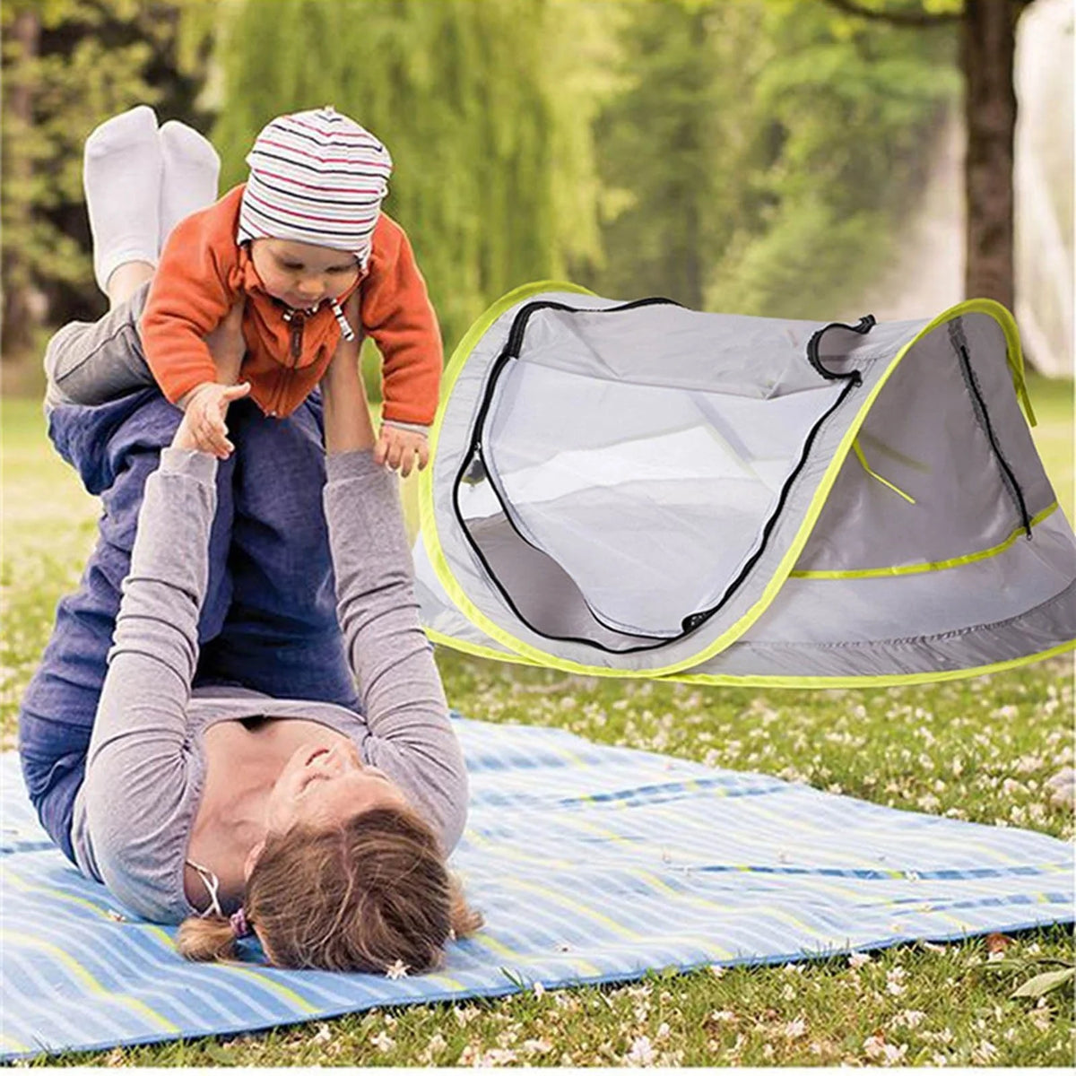 Baby Portable Folding Beach Tent Net Travel Bed G9350
