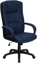 Navy Blue High Back Office Chair S1407