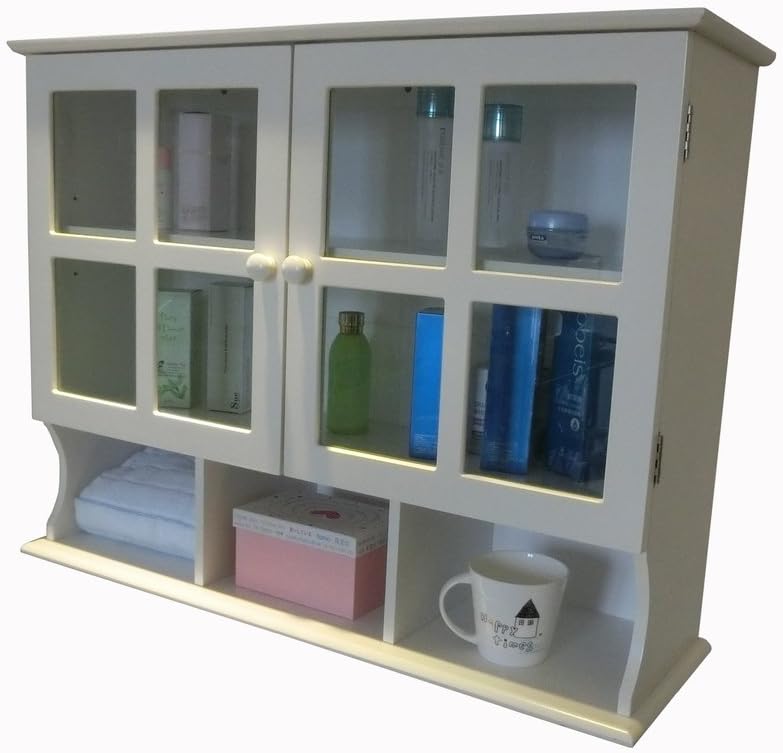 White 31.5x9.6x24-Inch Wall Cabinet Y6862