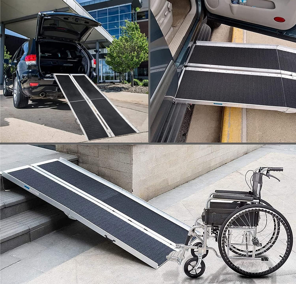 6FT Aluminum Wheelchair Ramp J8405