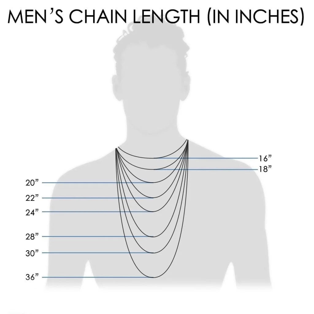 18K Gold Over Silver Diamond-Cut Cuban Chain Necklace 20"-26" H178