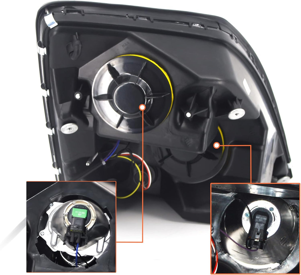 Headlight Pair with Cabin Air Filters for Volvo VN/VNL U4097