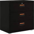 White 3 Drawers Steel Cabinet G83911