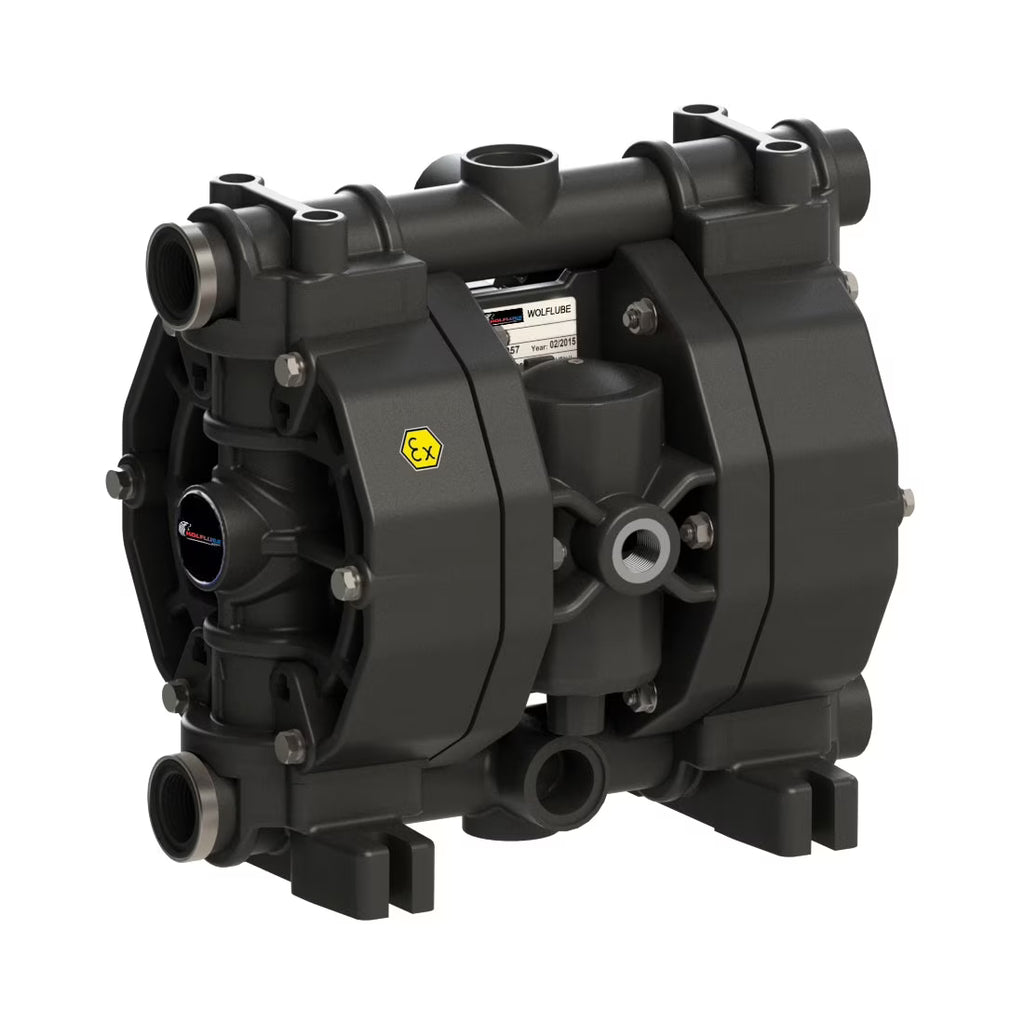 Diaphragm Pump, Polypropylene, 3/4'', Free Flow Rate 29 gpm X793