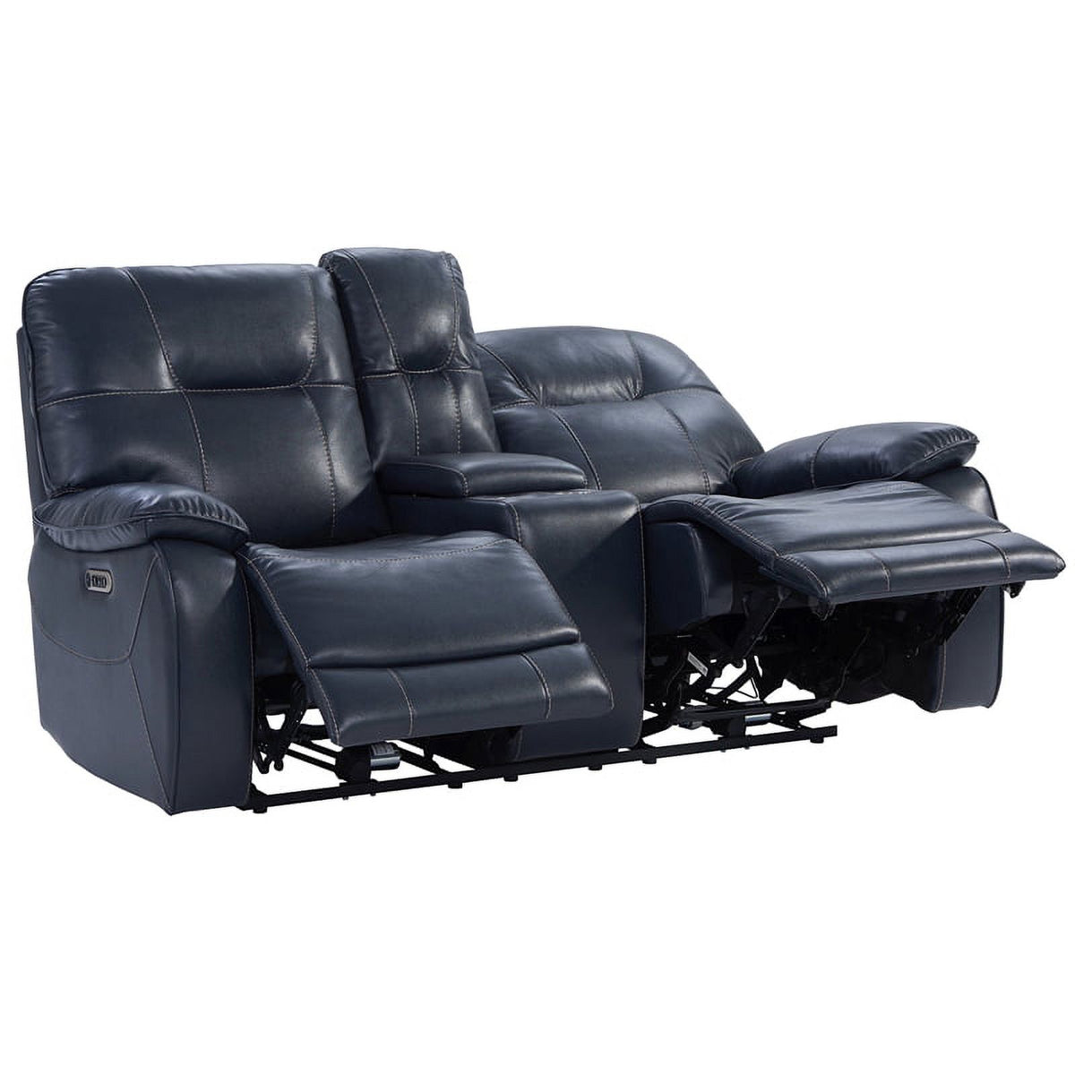 Admiral Blue Power Console Loveseat F244166