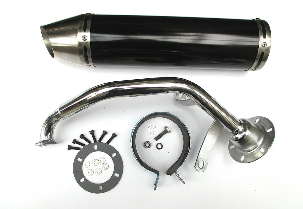 Silver Exhaust System Muffler for 150CC Scooters W992545