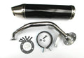 Silver Exhaust System Muffler for 150CC Scooters W992545